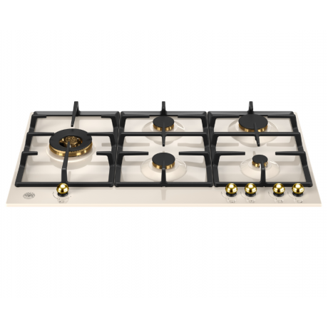 BERTAZZONI P90 5L HER AG Αυτόνομη Εστία Αερίου 89cm Μπεζ